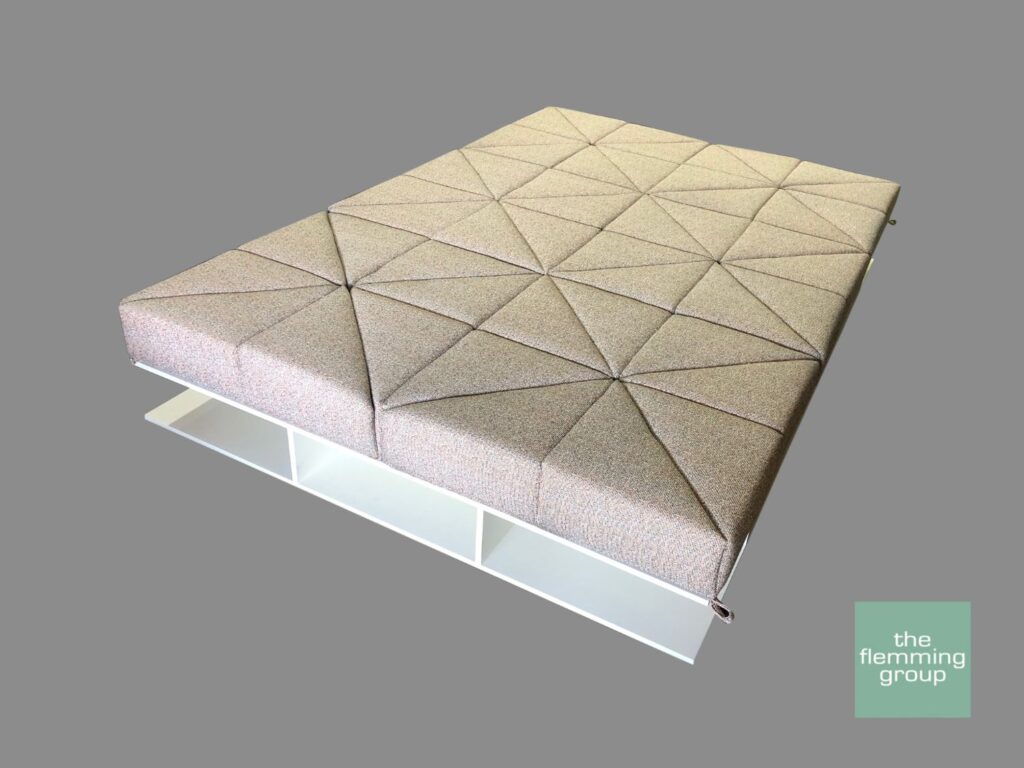 A 3 d image of the top of a bed.