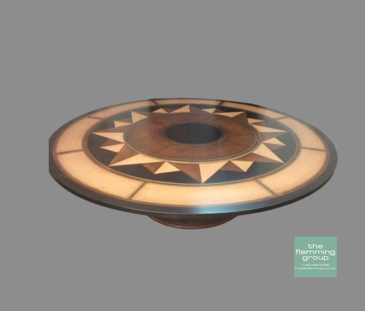 A 3 d image of the top of a table.